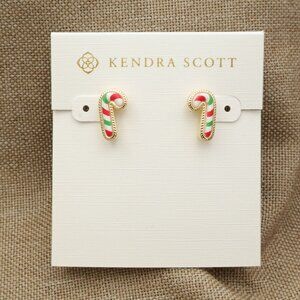 Kendra Scott - Candy Cane Gold Stud Earrings